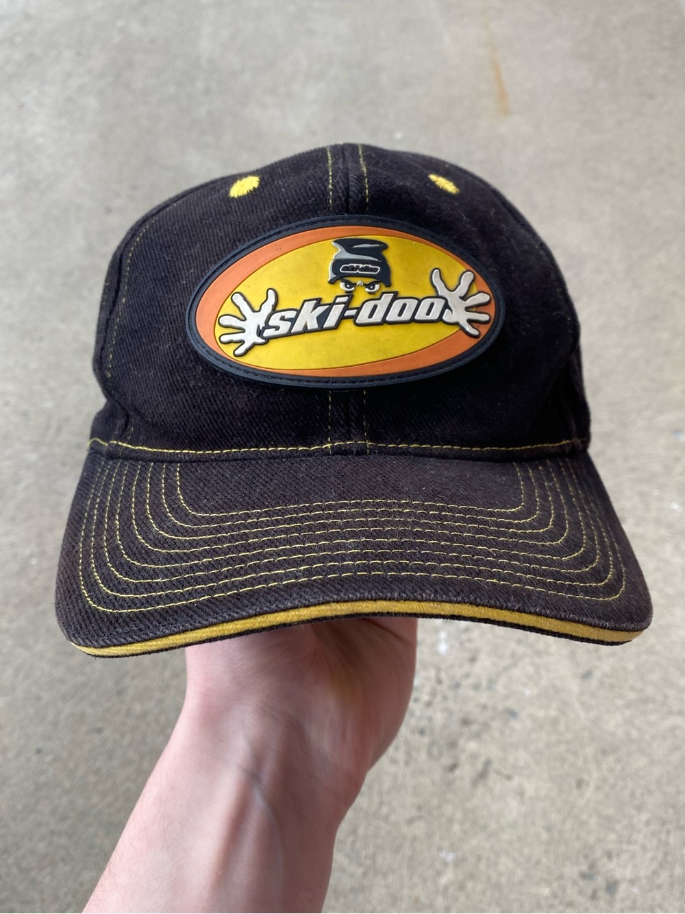 Ski-Doo Black & Yellow Cap